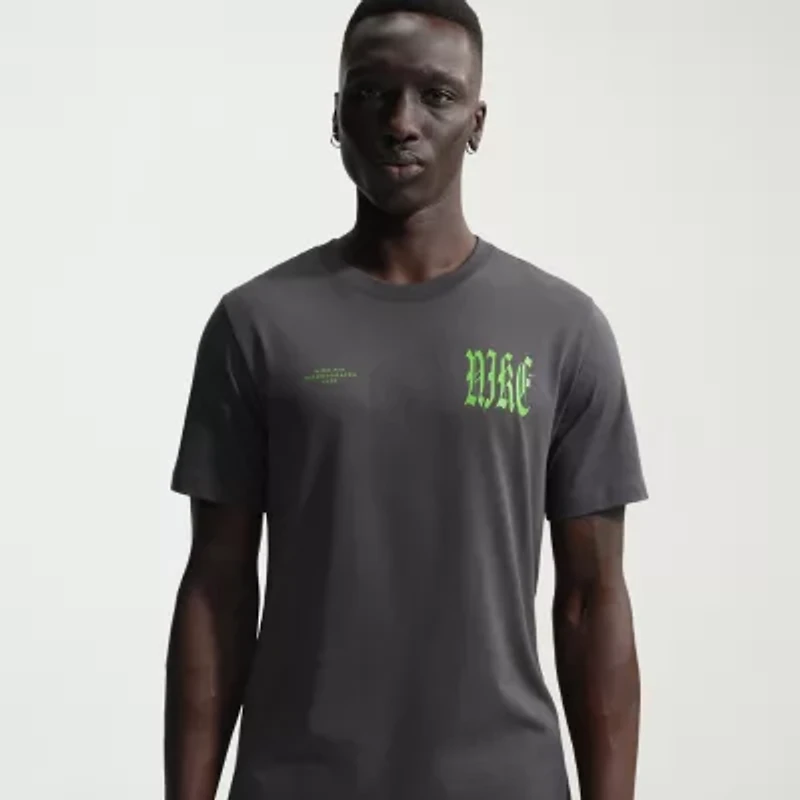 Nike Mens Crew Neck Short Sleeve Classic Fit Graphic T-Shirt