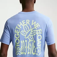 Nike Mens Crew Neck Short Sleeve Classic Fit Graphic T-Shirt