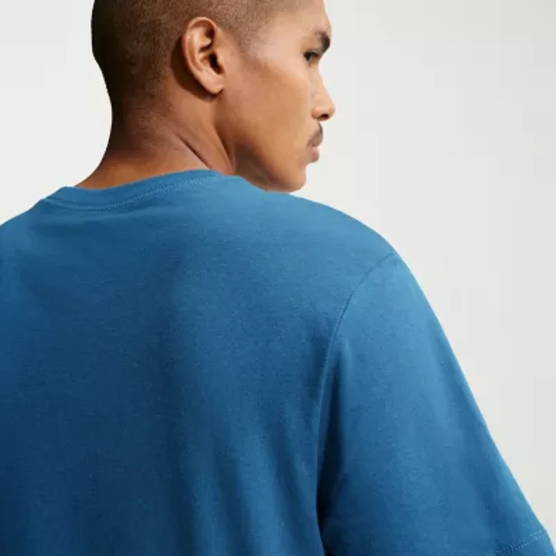 Nike Mens Crew Neck Short Sleeve Classic Fit Graphic T-Shirt