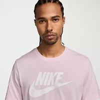 Nike Mens Crew Neck Short Sleeve Classic Fit Graphic T-Shirt