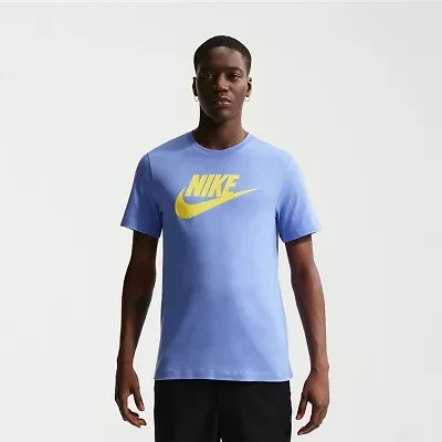 Nike Mens Crew Neck Short Sleeve Classic Fit Graphic T-Shirt