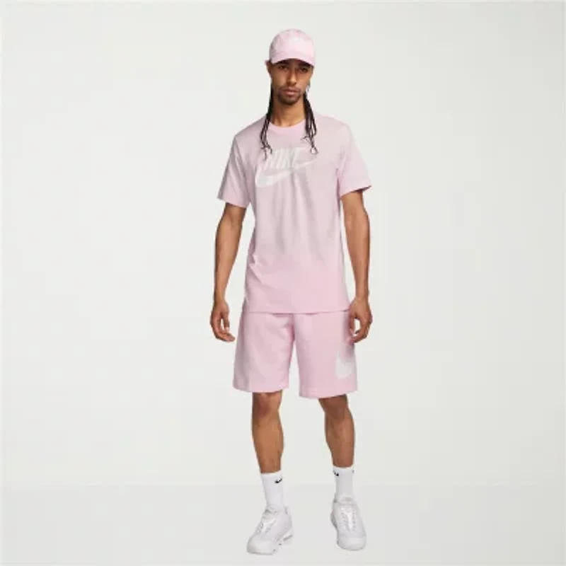 Nike Mens Crew Neck Short Sleeve Classic Fit Graphic T-Shirt