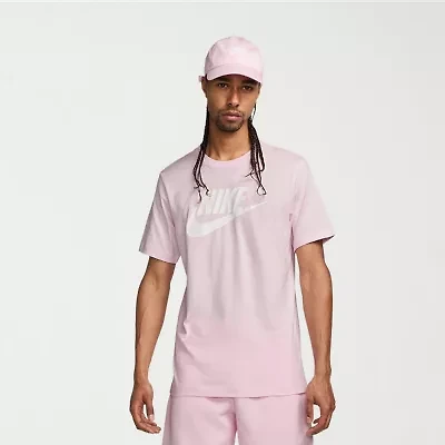 Nike Mens Crew Neck Short Sleeve Classic Fit Graphic T-Shirt