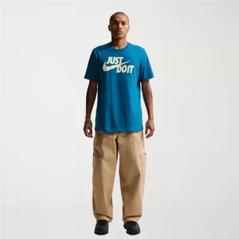 Nike Mens Crew Neck Short Sleeve Classic Fit Graphic T-Shirt