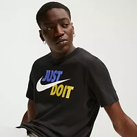 Nike Mens Crew Neck Short Sleeve Classic Fit Graphic T-Shirt