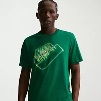 Nike Mens Crew Neck Short Sleeve Regular Fit Graphic T-Shirt