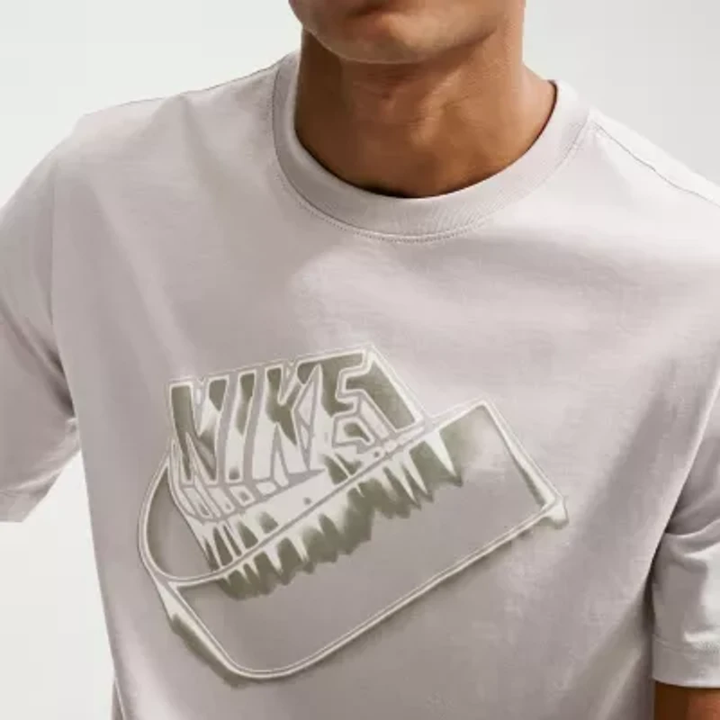 Nike Mens Crew Neck Short Sleeve Graphic T-Shirt
