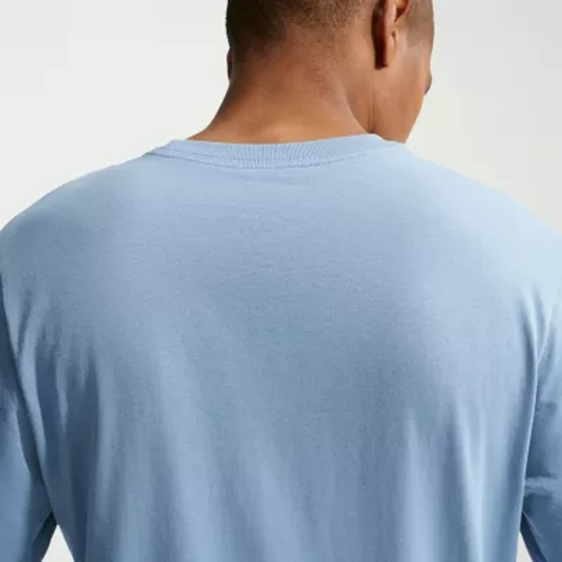 Nike Mens Crew Neck Short Sleeve Regular Fit Graphic T-Shirt