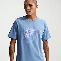 Nike Mens Crew Neck Short Sleeve Regular Fit Graphic T-Shirt