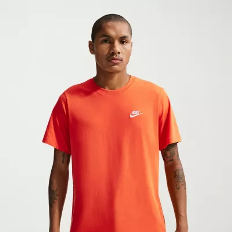 Nike Mens Crew Neck Short Sleeve Classic Fit Graphic T-Shirt