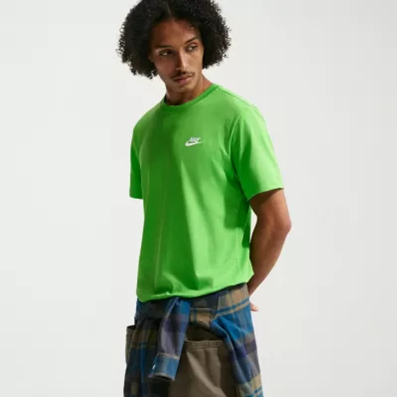 Nike Embroidered Logo Mens Crew Neck Short Sleeve Active T-Shirt