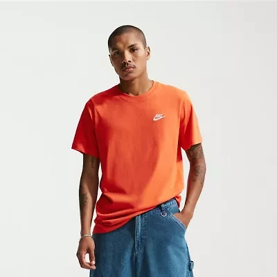 Nike Mens Crew Neck Short Sleeve Classic Fit Graphic T-Shirt