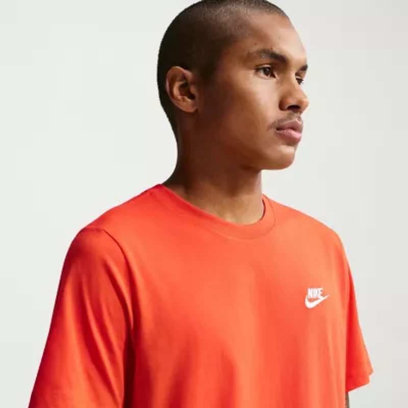 Nike Mens Crew Neck Short Sleeve Classic Fit Graphic T-Shirt