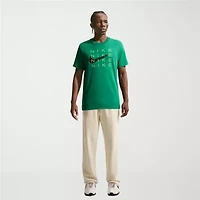 Nike Swoosh Mens Crew Neck Short Sleeve Classic Fit Graphic T-Shirt