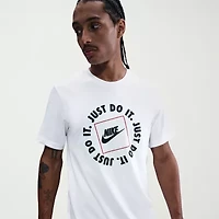 Nike Just Do It Mens Crew Neck Short Sleeve Classic Fit Graphic T-Shirt