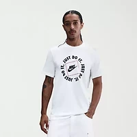 Nike Just Do It Mens Crew Neck Short Sleeve Classic Fit Graphic T-Shirt