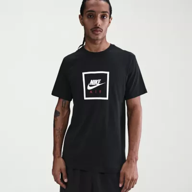 Nike Mens Crew Neck Short Sleeve Classic Fit Graphic T-Shirt