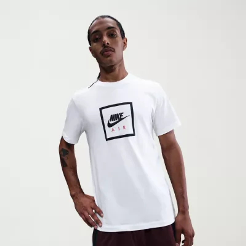 Nike Mens Crew Neck Short Sleeve Classic Fit Graphic T-Shirt