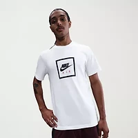 Nike Mens Crew Neck Short Sleeve Classic Fit Graphic T-Shirt
