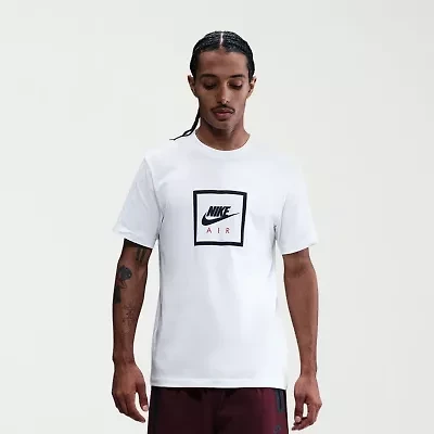 Nike Mens Crew Neck Short Sleeve Classic Fit Graphic T-Shirt