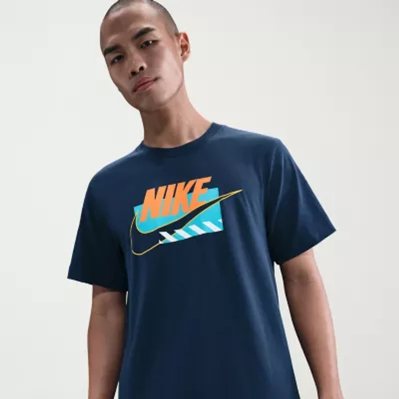Nike Futura Mens Crew Neck Short Sleeve Classic Fit Graphic T-Shirt