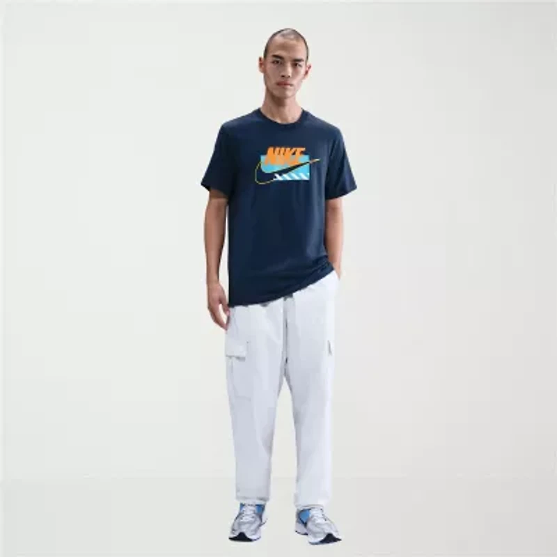 Nike Futura Mens Crew Neck Short Sleeve Classic Fit Graphic T-Shirt