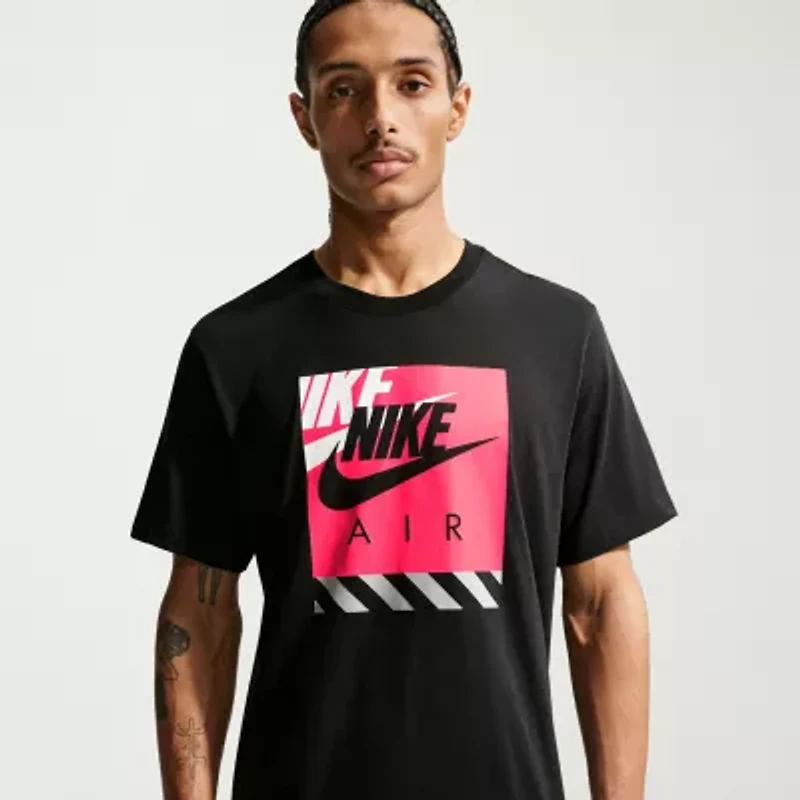 Nike Futura Mens Crew Neck Short Sleeve Classic Fit Graphic T-Shirt