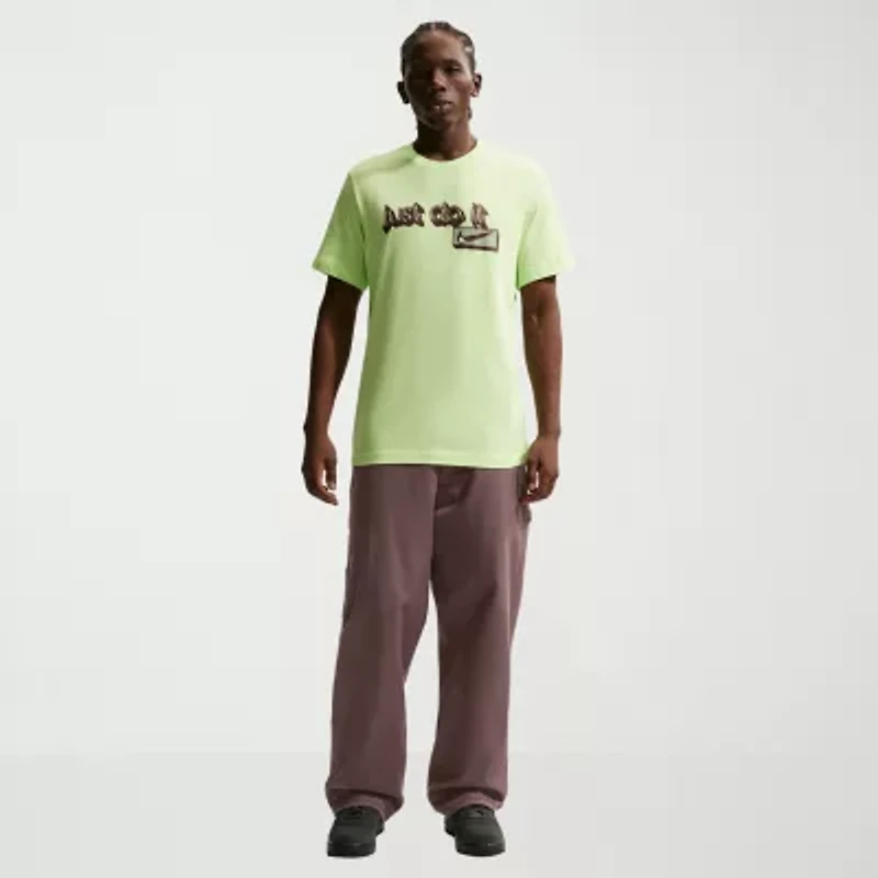 Nike Just Do It Mens Crew Neck Short Sleeve Active Big and Tall T-Shirt