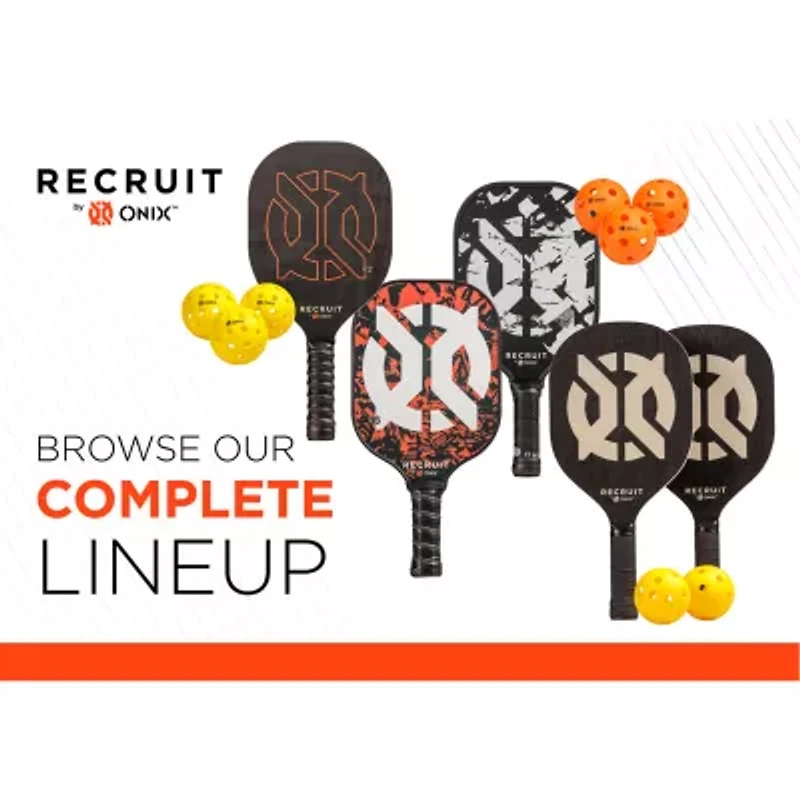 ONIX™ Recruit V4 Pickleball Paddle Sports Game