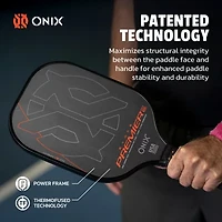 ONIX™ Premier Raw Carbon Pickleball Paddle Sports Game