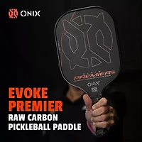 ONIX™ Premier Raw Carbon Pickleball Paddle Sports Game