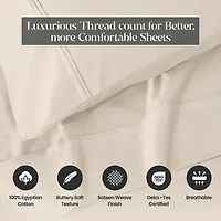 SUPERIOR® Egyptian Cotton Premium Heavyweight 1200tc Pillowcase