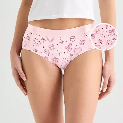 Arizona Cotton Womens Juniors Hipster Panty 375669