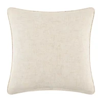 Rose Tree Bronte Square Floral Embroidery Decorative Square Throw Pillow