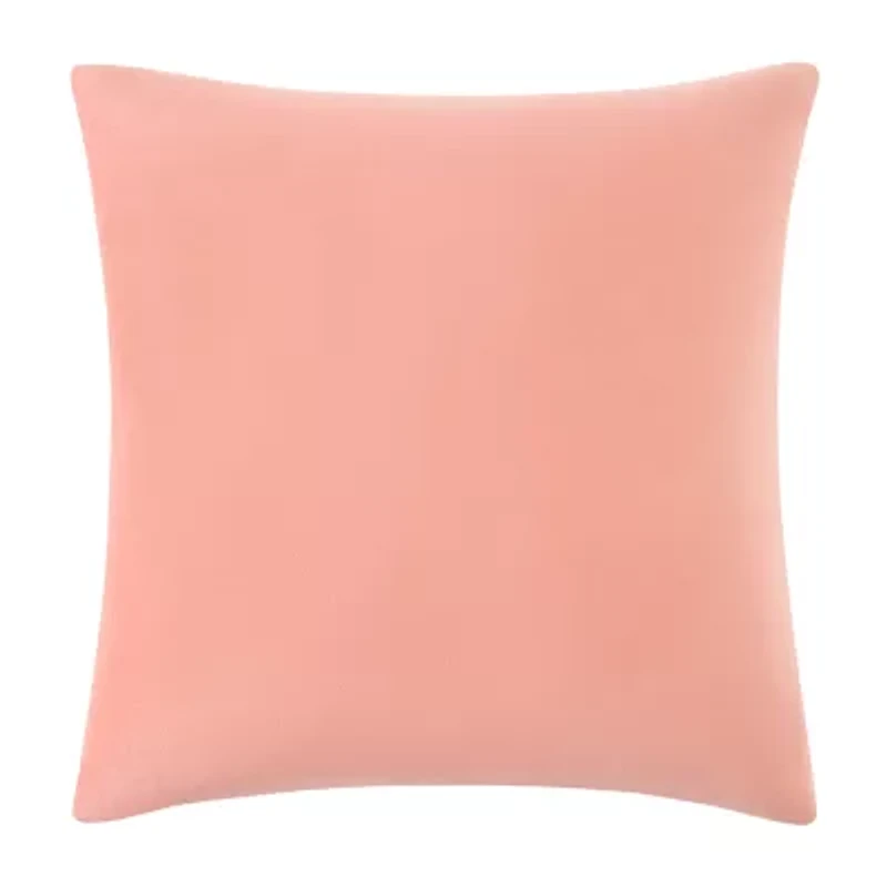 Rose Tree Belle Velvet Decorative Square Throw Pillow