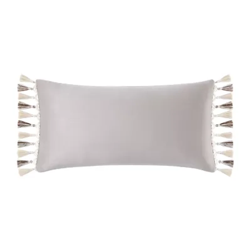 Rose Tree Belle Velvet Decorative Rectangular Throw Pillow