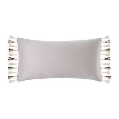 Rose Tree Belle Velvet Decorative Rectangular Throw Pillow