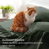 Bedsure® Breathable & Cooling,Easy Care Polyester Microfiber Bedding Reversible Sheet Set