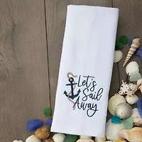 Saturday Knight Lets Sail Away Hand Towel 2-pc. Hand Towel
