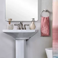 Saturday Knight Ocean Coral Hand Towel 2-pc. Embellished Beach + Nautical Hand Towel