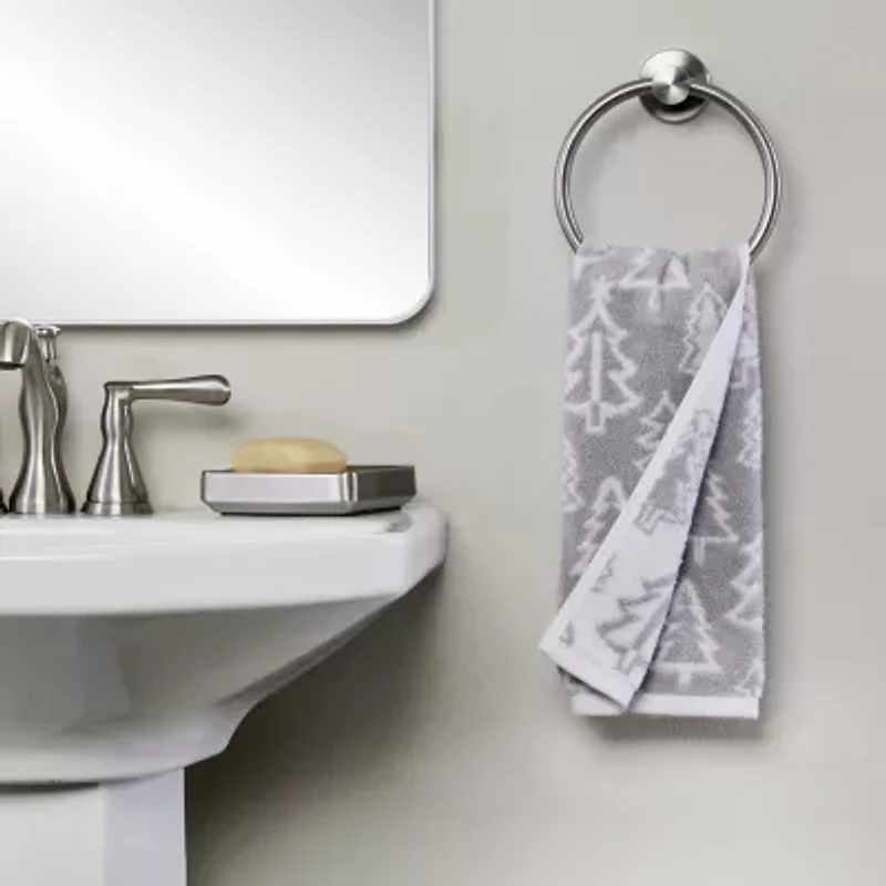 Saturday Knight Mod Tree 2-pc. Embellished Hand Towel