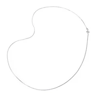 Silver Reflections Pure Over Brass 16-30" Chain Necklace