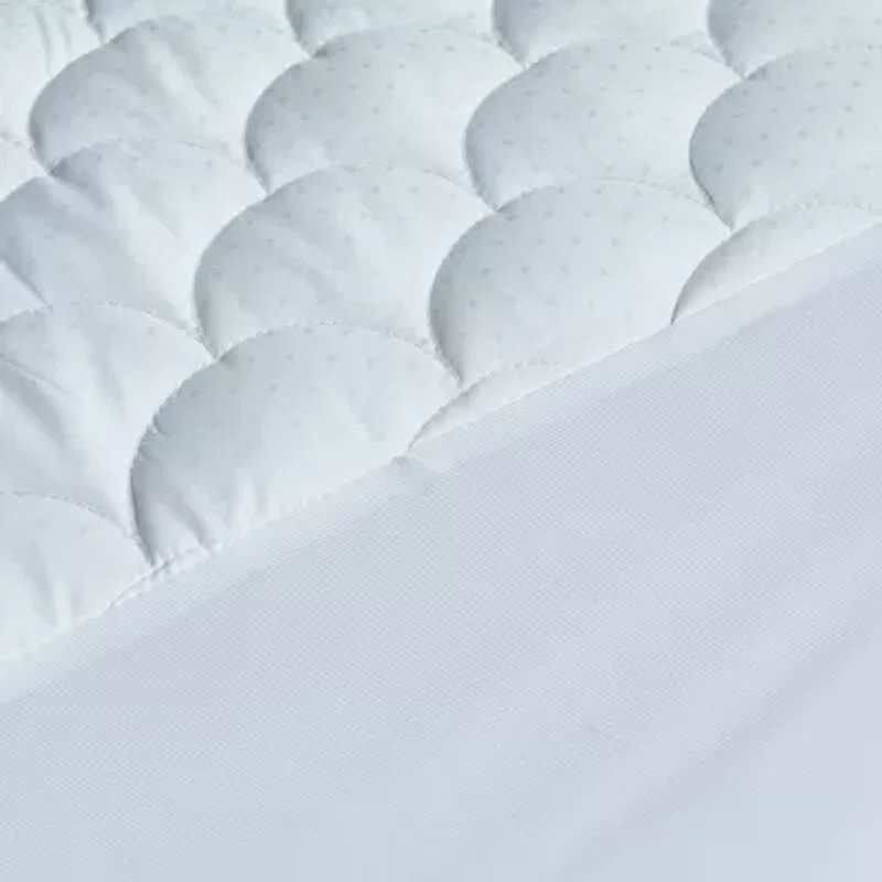 Blue Ridge Home Fashions Damask Dot 350 Thread Count Mattress Pad