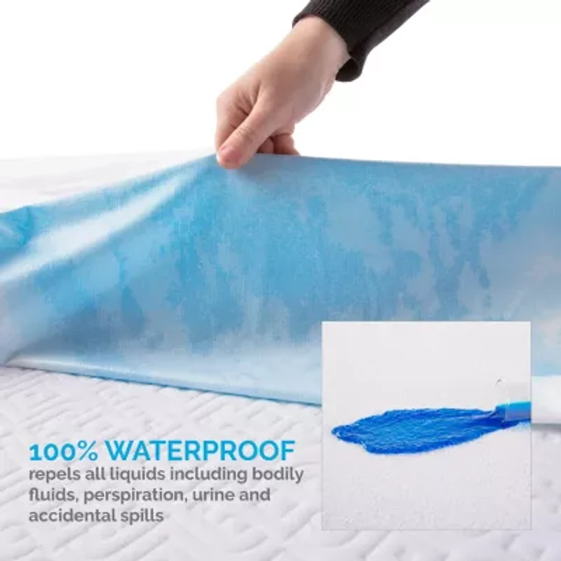 Lucid Premium Waterproof Allergen Barrier Mattress Protector