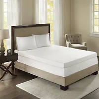 Sleep Philosophy 4" Gel Memory Foam with 3M Cover Mattress Topper