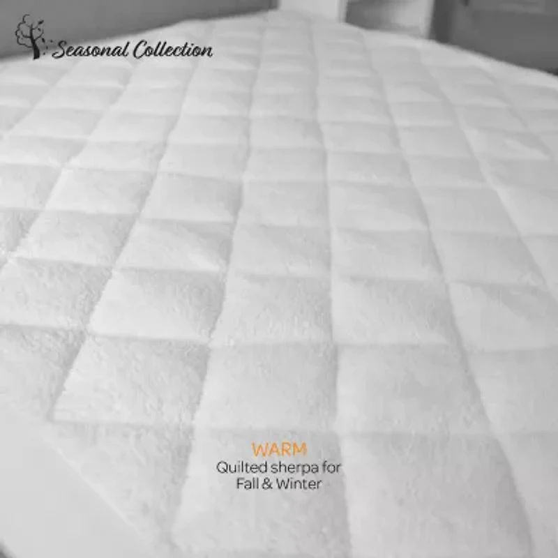 Sensorpedic All Seasons Reversible Quilted Deep Pocket Mattress Pad