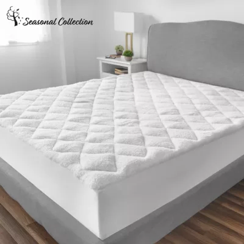 Sensorpedic All Seasons Reversible Quilted Deep Pocket Mattress Pad