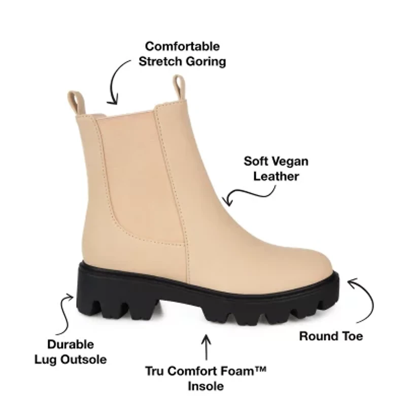 Journee Collection Womens Ivette Block Heel Booties