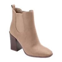 Journee Collection Womens Maxxie Stacked Heel Booties