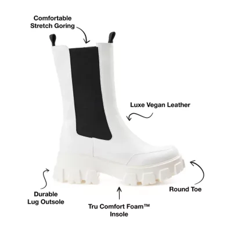 Journee Collection Womens Vista Block Heel Booties
